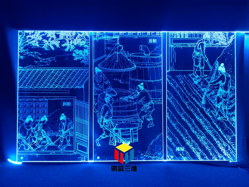 激光內(nèi)雕玻璃:解鎖展覽展示新“視”界